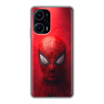Силиконовый чехол на XIaomi Poco F5 с принтом Spiderman Человек паук Силиконовый чехол на XIaomi Poco F5 с принтом Spiderman Человек паук