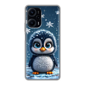 Силиконовый чехол на XIaomi Poco F5 с принтом Новый год Силиконовый чехол на XIaomi Poco F5 с принтом Новый год