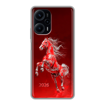 Силиконовый чехол на XIaomi Poco F5 с принтом Новый год Силиконовый чехол на XIaomi Poco F5 с принтом Новый год