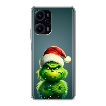 Силиконовый чехол на XIaomi Poco F5 с принтом Новый год Силиконовый чехол на XIaomi Poco F5 с принтом Новый год