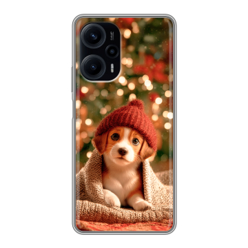 Силиконовый чехол на XIaomi Poco F5 с принтом Новый год Силиконовый чехол на XIaomi Poco F5 с принтом Новый год