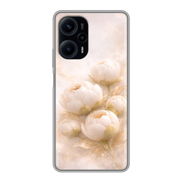 Силиконовый чехол на XIaomi Poco F5 с принтом женский