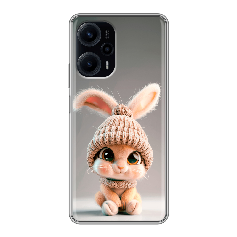 Силиконовый чехол на XIaomi Poco F5 с принтом Кролик Силиконовый чехол на XIaomi Poco F5 с принтом Кролик