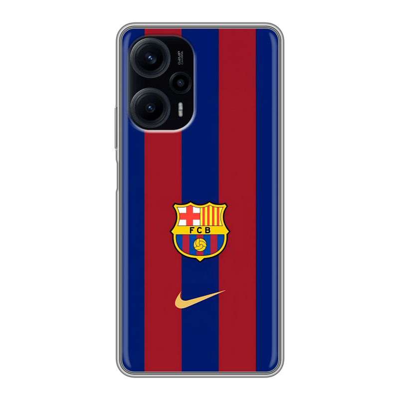 Силиконовый чехол на XIaomi Poco F5 с принтом Барселона Barcelona Силиконовый чехол на XIaomi Poco F5 с принтом Барселона Barcelona
