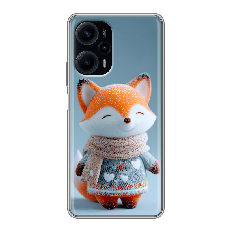 Силиконовый чехол на XIaomi Poco F5 с принтом Лиса Силиконовый чехол на XIaomi Poco F5 с принтом Лиса