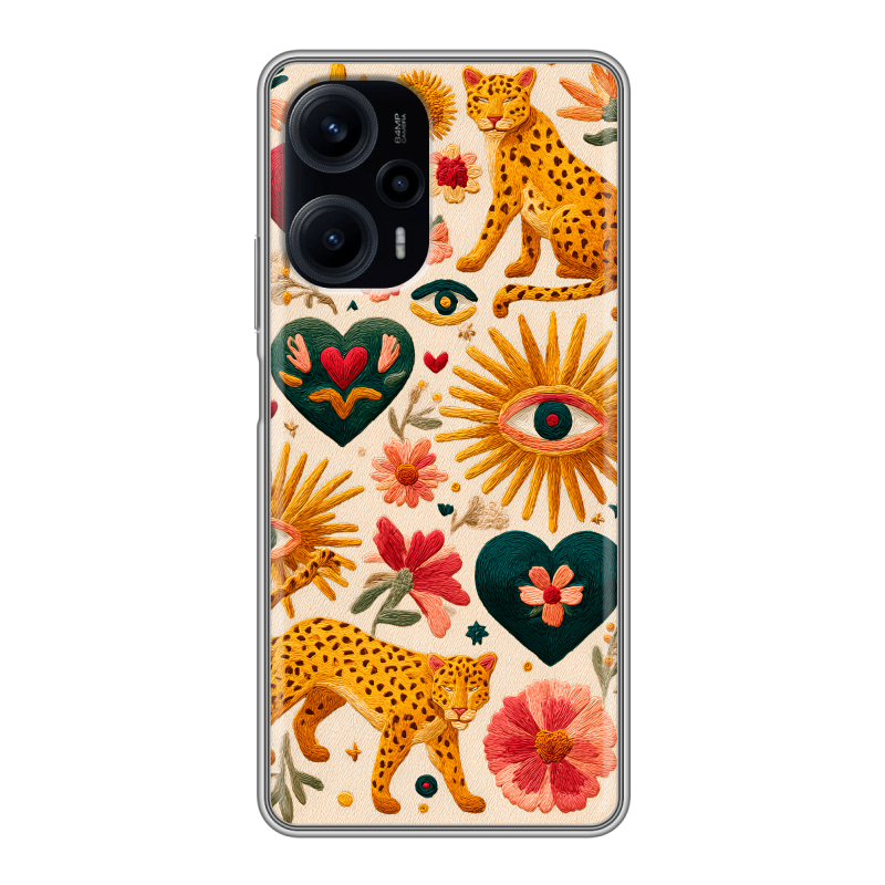 Силиконовый чехол на XIaomi Poco F5 с принтом Модный принт Силиконовый чехол на XIaomi Poco F5 с принтом Модный принт