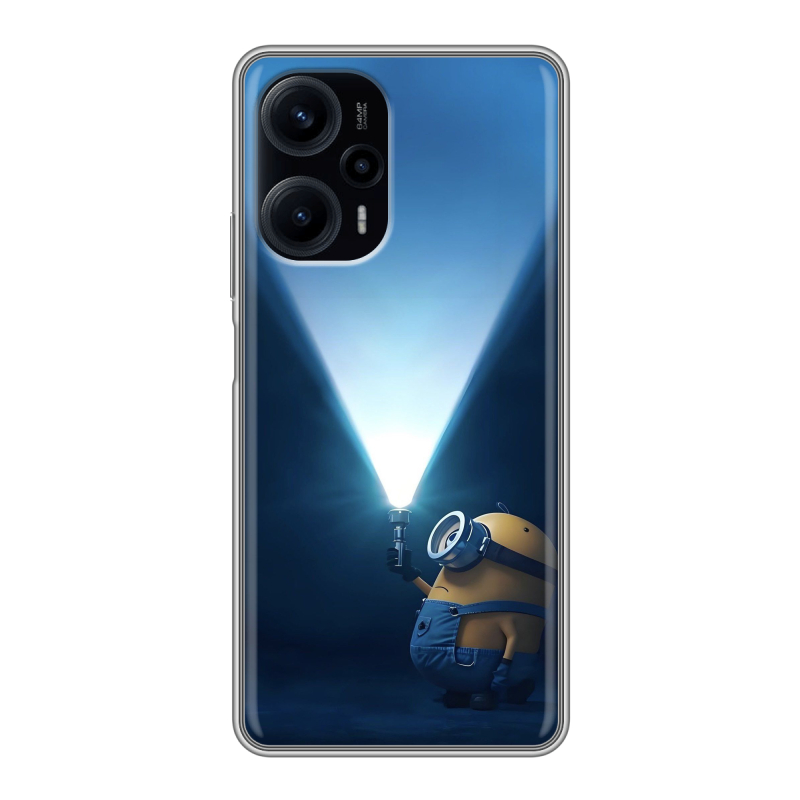 Силиконовый чехол на XIaomi Poco F5 с принтом Миньоны Силиконовый чехол на XIaomi Poco F5 с принтом Миньоны
