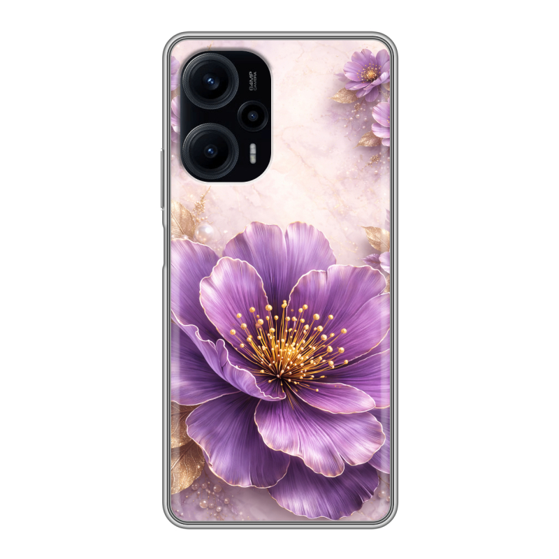 Силиконовый чехол на XIaomi Poco F5 с принтом женский Силиконовый чехол на XIaomi Poco F5 с принтом женский