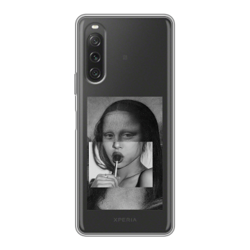 Силиконовый чехол на Sony Xperia 10 V с принтом Мона Лиза