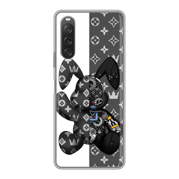 Силиконовый чехол на Sony Xperia 10 V с принтом Луи робот