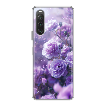 Силиконовый чехол на Sony Xperia 10 V с принтом Розы цветы
