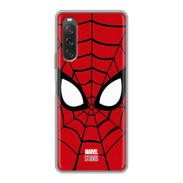 Силиконовый чехол на Sony Xperia 10 V с принтом человек паук spiderman
