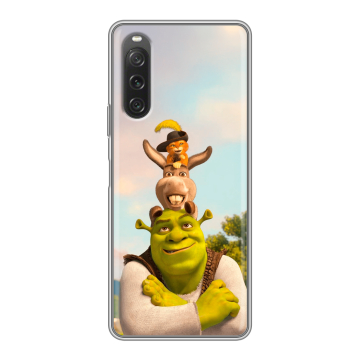 Силиконовый чехол на Sony Xperia 10 V с принтом Шрек Shrek Силиконовый чехол на Sony Xperia 10 V с принтом Шрек Shrek