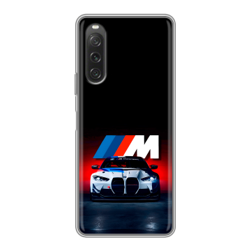 Силиконовый чехол на Sony Xperia 10 V с принтом БМВ BMW