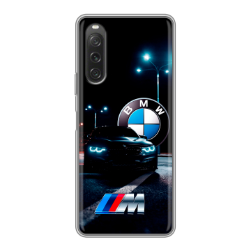 Силиконовый чехол на Sony Xperia 10 V с принтом БМВ BMW