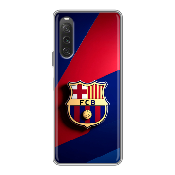 Силиконовый чехол на Sony Xperia 10 V с принтом Барселона Barcelona