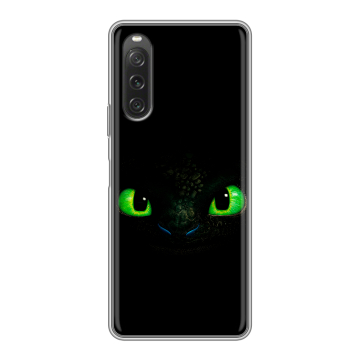 Силиконовый чехол на Sony Xperia 10 V с принтом Как приручить дракона
