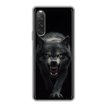 Силиконовый чехол на Sony Xperia 10 V с принтом Волк