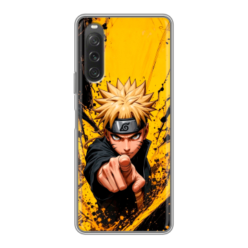 Силиконовый чехол на Sony Xperia 10 V с принтом Naruto Наруто