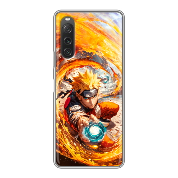 Силиконовый чехол на Sony Xperia 10 V с принтом Аниме Наруто Naruto