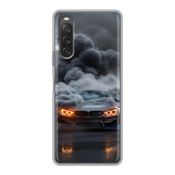 Силиконовый чехол на Sony Xperia 10 V с принтом BMW БМВ