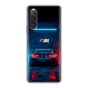 Силиконовый чехол на Sony Xperia 10 V с принтом BMW БМВ