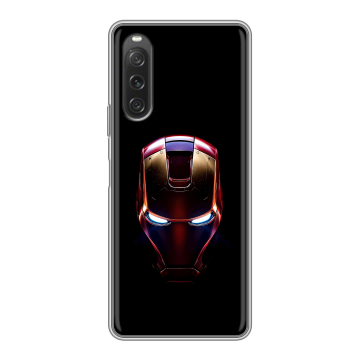 Силиконовый чехол на Sony Xperia 10 V с принтом IronMan Железный человек