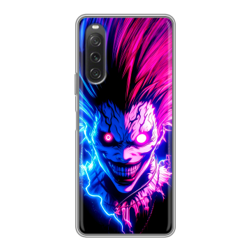 Силиконовый чехол на Sony Xperia 10 V с принтом Death note Тетрадь смерти Силиконовый чехол на Sony Xperia 10 V с принтом Death note Тетрадь смерти