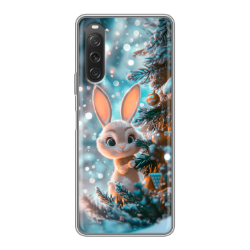 Силиконовый чехол на Sony Xperia 10 V с принтом Новый год
