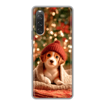 Силиконовый чехол на Sony Xperia 10 V с принтом Новый год
