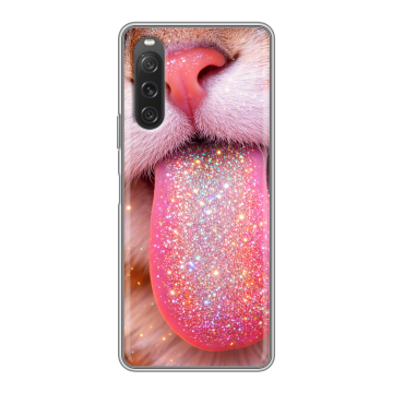 Силиконовый чехол на Sony Xperia 10 V с принтом для девочек