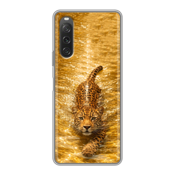 Силиконовый чехол на Sony Xperia 10 V с принтом женский