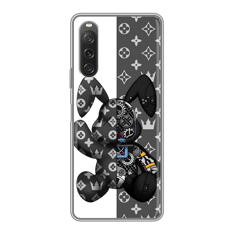 Силиконовый чехол на Sony Xperia 10 V с принтом Луи робот Силиконовый чехол на Sony Xperia 10 V с принтом Луи робот