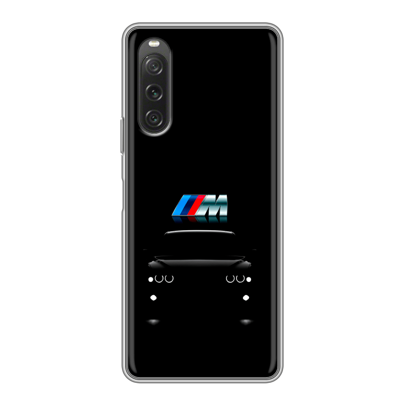 Силиконовый чехол на Sony Xperia 10 V с принтом БМВ BMW Силиконовый чехол на Sony Xperia 10 V с принтом БМВ BMW