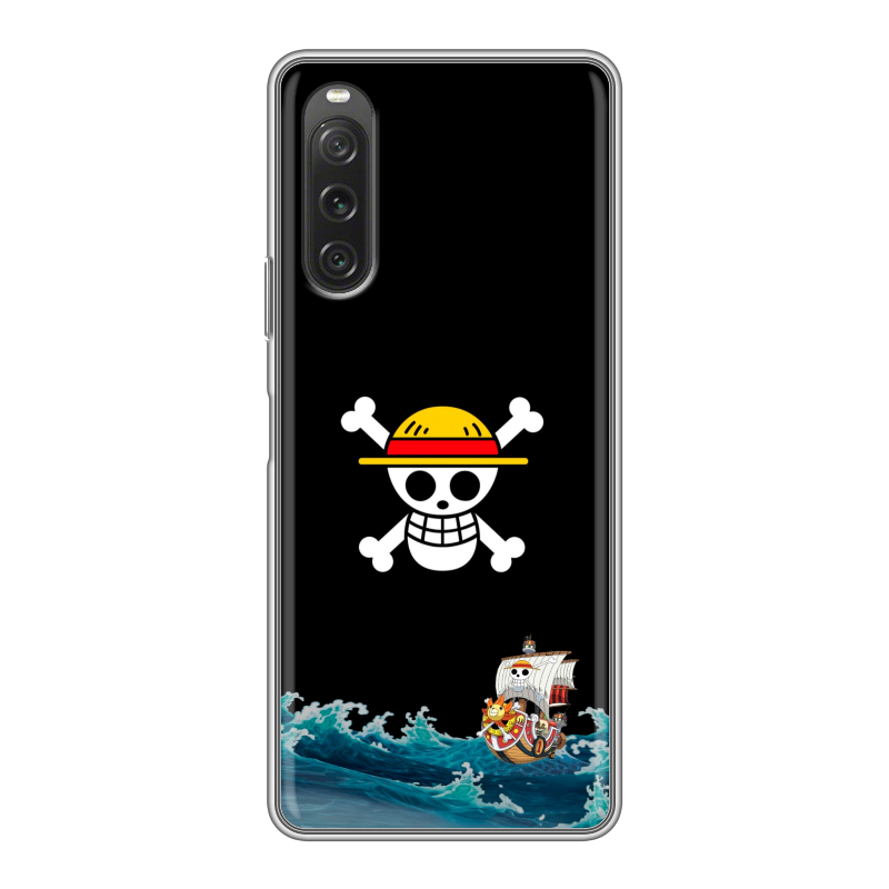 Силиконовый чехол на Sony Xperia 10 V с принтом One Piece Ван Пис Силиконовый чехол на Sony Xperia 10 V с принтом One Piece Ван Пис