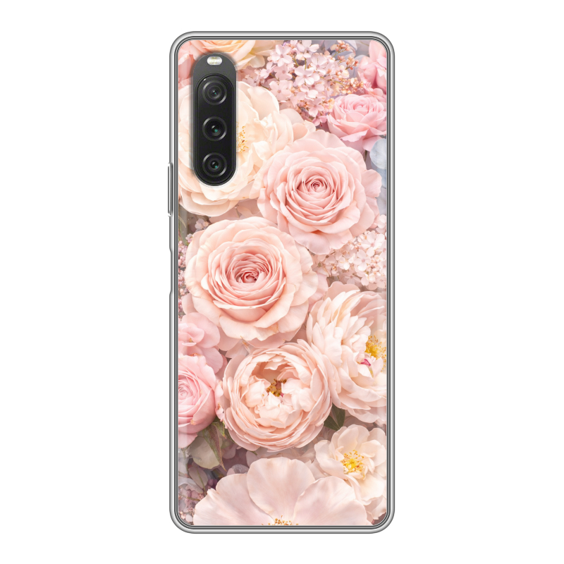 Силиконовый чехол на Sony Xperia 10 V с принтом женский Силиконовый чехол на Sony Xperia 10 V с принтом женский