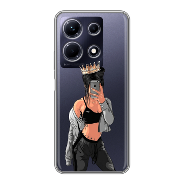 Силиконовый чехол на Infinix Note 30 с принтом Женские принты Силиконовый чехол на Infinix Note 30 с принтом Женские принты