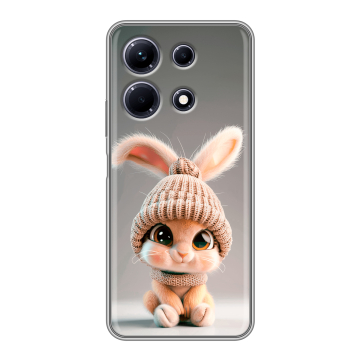 Силиконовый чехол на Infinix Note 30 с принтом Кролик