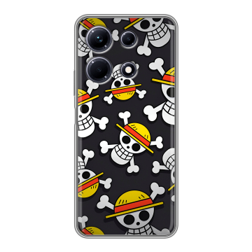 Силиконовый чехол на Infinix Note 30 с принтом One Piece Ван Пис Силиконовый чехол на Infinix Note 30 с принтом One Piece Ван Пис