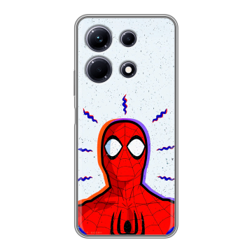 Силиконовый чехол на Infinix Note 30 с принтом Spiderman Человек паук Силиконовый чехол на Infinix Note 30 с принтом Spiderman Человек паук