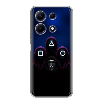 Силиконовый чехол на Infinix Note 30 с принтом Игра Кальмара Силиконовый чехол на Infinix Note 30 с принтом Игра Кальмара