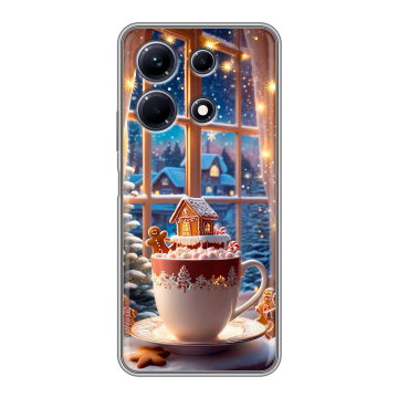 Силиконовый чехол на Infinix Note 30 с принтом Новый год Силиконовый чехол на Infinix Note 30 с принтом Новый год