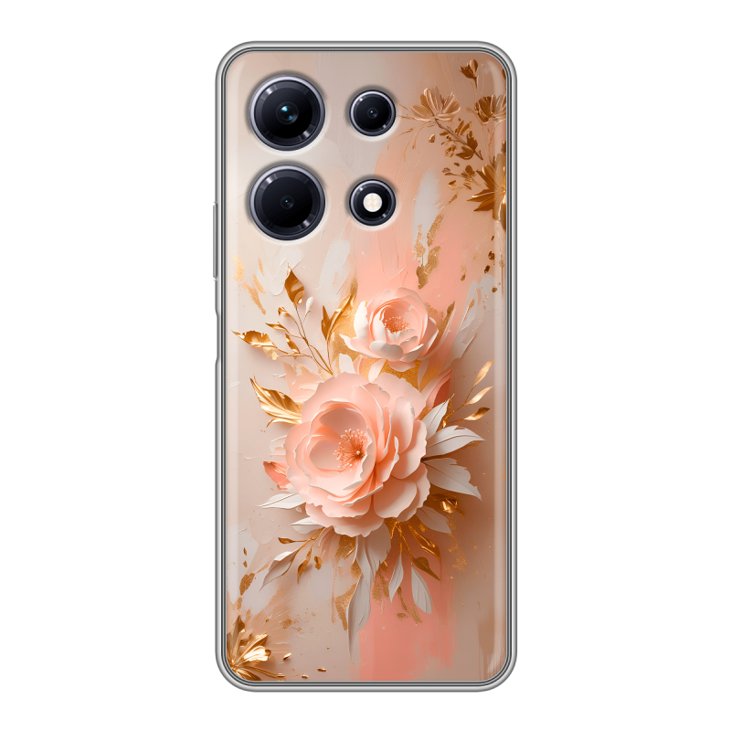 Силиконовый чехол на Infinix Note 30 с принтом женский Силиконовый чехол на Infinix Note 30 с принтом женский