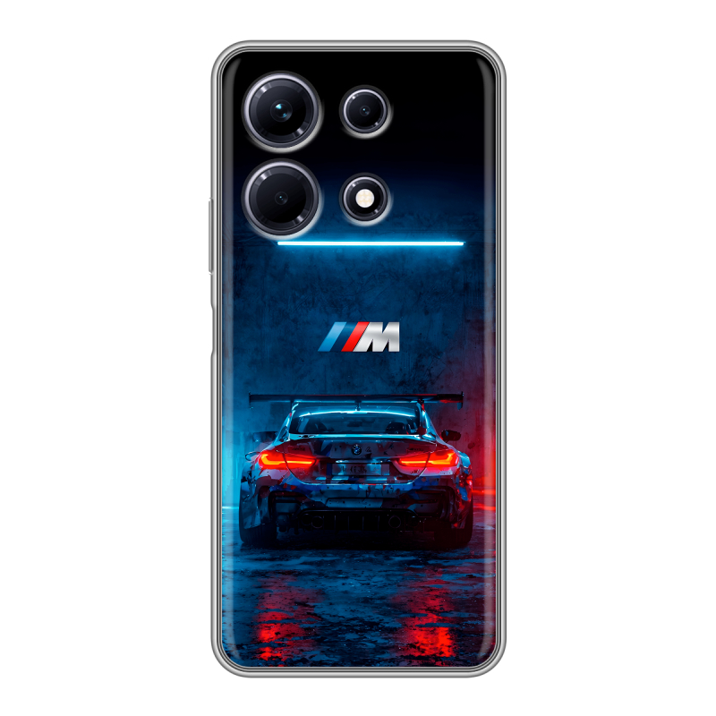 Силиконовый чехол на Infinix Note 30 с принтом BMW БМВ Силиконовый чехол на Infinix Note 30 с принтом BMW БМВ