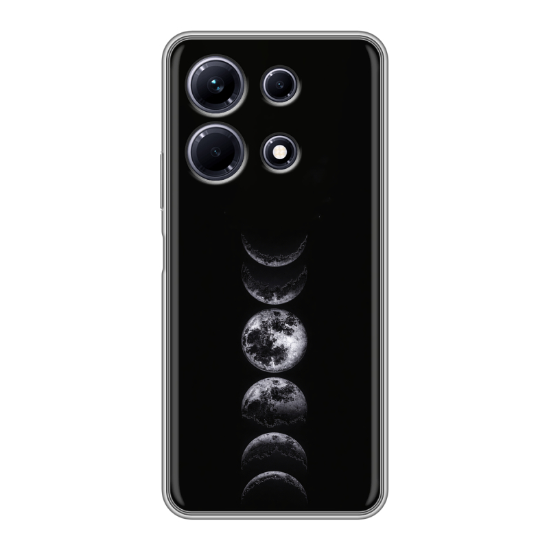Силиконовый противоударный чехол на Infinix Note 30 с принтом женский Силиконовый противоударный чехол на Infinix Note 30 с принтом женский