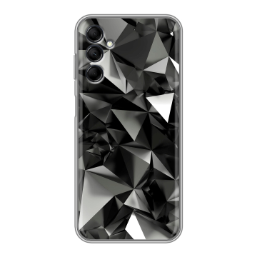 Силиконовый чехол на Samsung Galaxy M14 5G с принтом Черные кристаллы Силиконовый чехол на Samsung Galaxy M14 5G с принтом Черные кристаллы