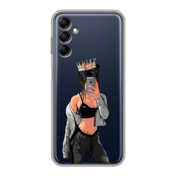Силиконовый чехол на Samsung Galaxy M14 5G с принтом Женские принты Силиконовый чехол на Samsung Galaxy M14 5G с принтом Женские принты