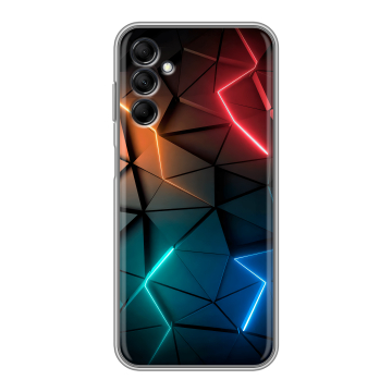 Силиконовый чехол на Samsung Galaxy M14 5G с принтом Абстракция неон Силиконовый чехол на Samsung Galaxy M14 5G с принтом Абстракция неон