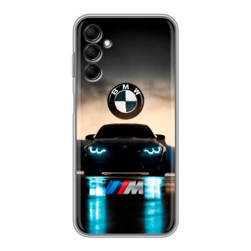 Силиконовый чехол на Samsung Galaxy M14 5G с принтом БМВ BMW Силиконовый чехол на Samsung Galaxy M14 5G с принтом БМВ BMW