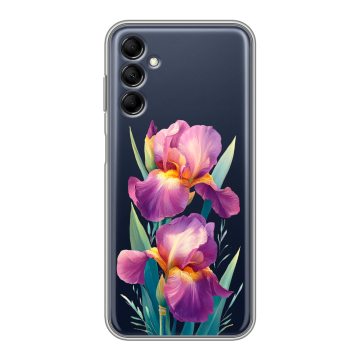 Силиконовый чехол на Samsung Galaxy M14 5G с принтом Цветы орхидеи